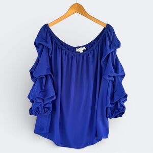 🎉5 for $45🎉 Catherine Malandrino top blouse shirt size 2X